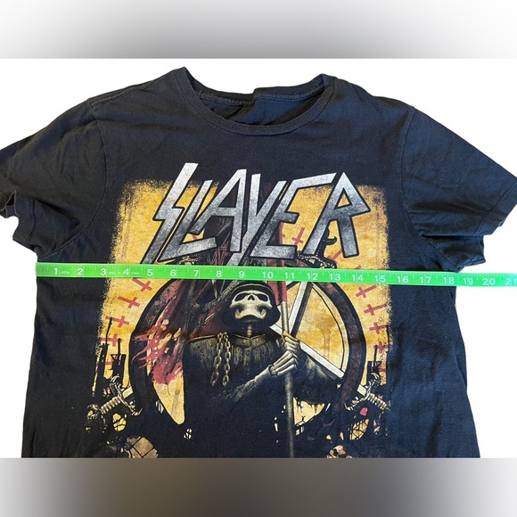 SLAYER 2018 Tour Shirt Metal Music Band Merch Size Medium Black - Picture 6 of 6